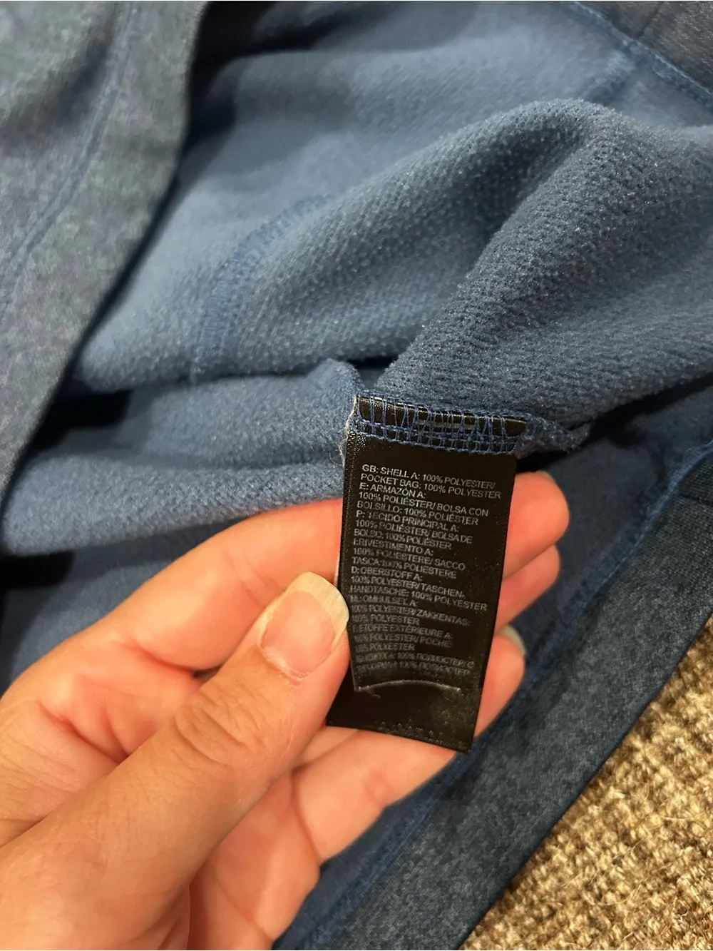 The North Face lightweight quarter